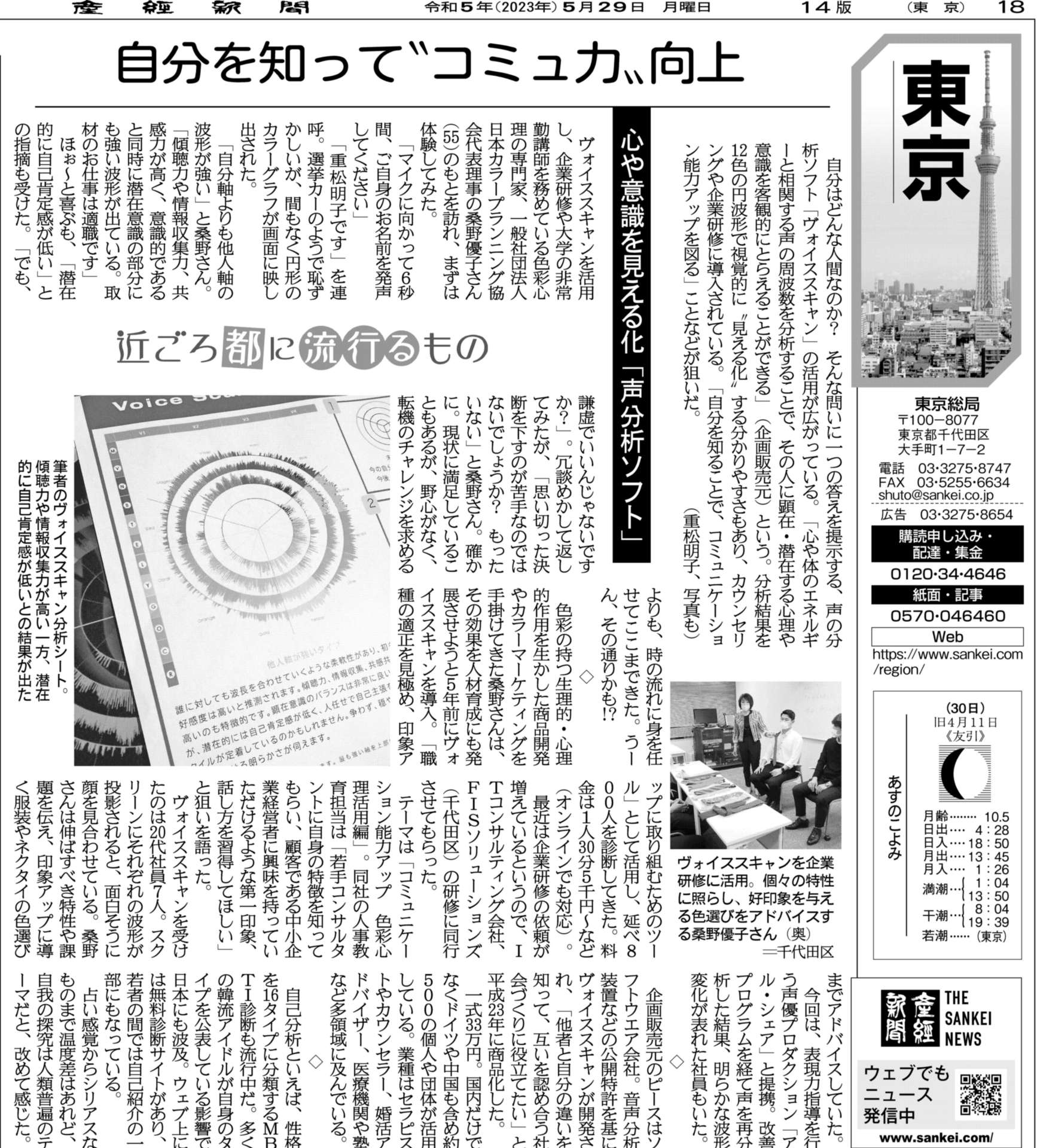 声分析ソフトヴォイススキャン企画販売のピース株式会社です